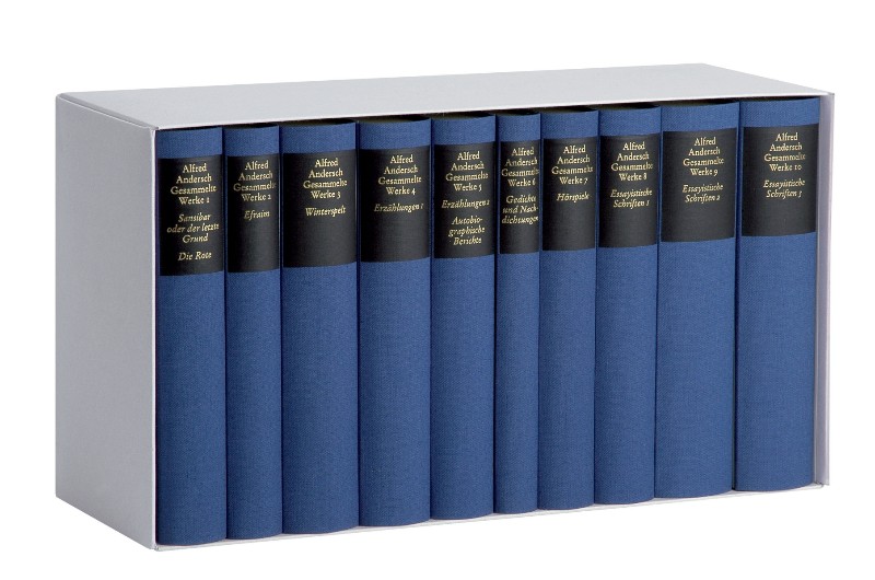 Diogenes Verlag - Gesammelte Werke in 10 Bänden in Kassette